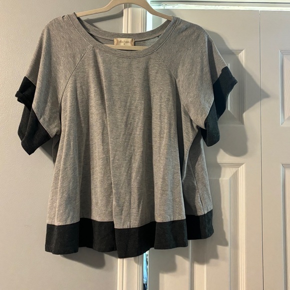 Grey and Black Alter'd State short sleeve shirt Size M - Picture 1 of 3